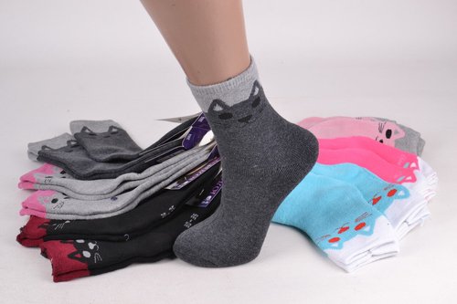 Махрові шкарпетки на дівчинку (D4201/20-25) | 12 пар