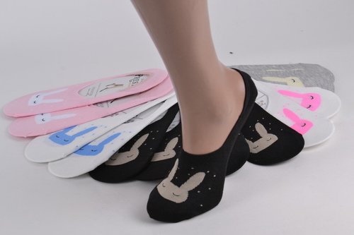 Жіночі Бавовняні Шкарпетки-Сліди (YA009) | 12 пар