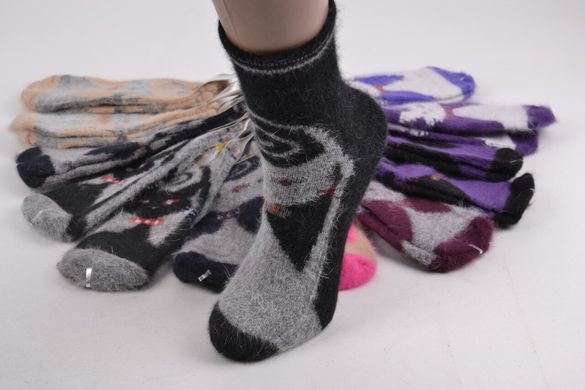 Дитячі вовняні шкарпетки на дівчинку (арт. C3038/L) | 12 пар
