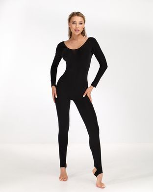 081 Черный детский трикотажный комбинезон для спорта 122-128 см 2000115566161 производитель одежды Опт круг