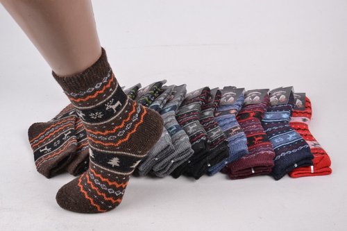 Дитячі Вовняні шкарпетки "Ангора" (Арт. C050-1L) | 12 пар