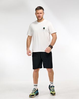 А 2088-5 Спортивные черные мужские быстросохнущие шорты 5XL=50-52р 2000115565973 производитель одежды Опт круг