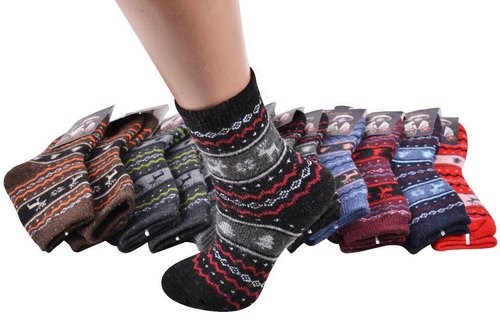 Дитячі Вовняні шкарпетки "Ангора" (Арт.C050-1S) | 12 пар