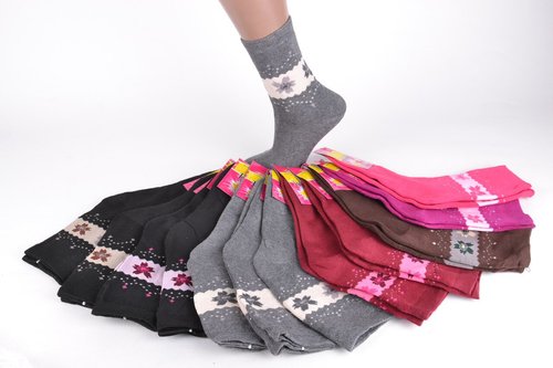 Шкарпетки жіночі "МАХРА" нар. 37-41 (C495) | 12 пар