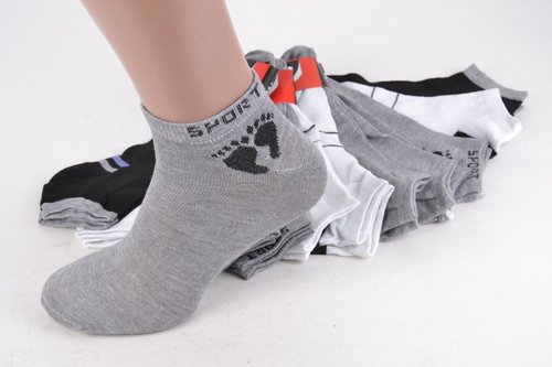 Шкарпетки чоловічі занижені спорт (YB1201) | 12 пар