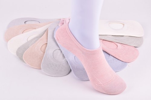 Шкарпетки-сліди жіночі "Фенна" ХЛОПОК (Арт. FEB004) | 12 пар