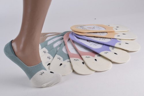 Жіночі Шкарпетки-Сліди ХЛОПОК (YA006) | 12 пар