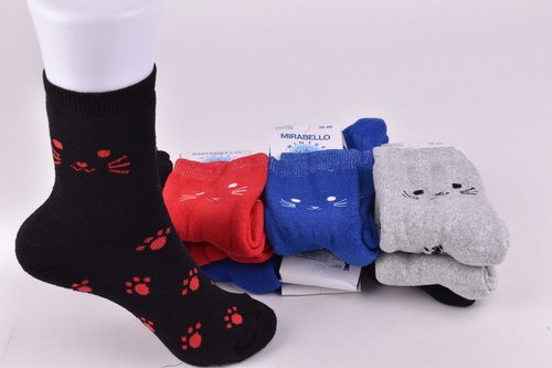 Шкарпетки жіночі з малюнком МАХРА COTTON (Арт. ME32711) | 12 пар
