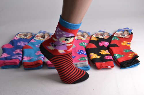 Шкарпетки дитячі з малюнком МАХРА (Арт.YL888/30-35)