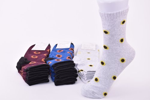 Шкарпетки жіночі з малюнком "Житомир" бавовна (Арт. OAM375) | 12 пар