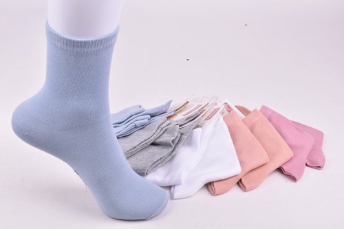 Шкарпетки підліткові на дівчинку "Фенна" бавовна (Арт. ZC31-12/31-36) | 10 пар