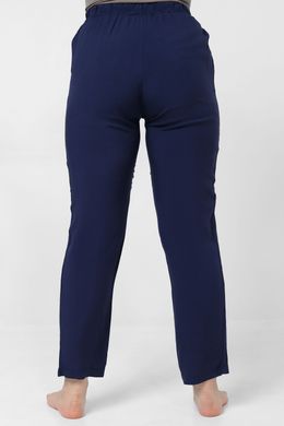 19 Льняные брюки темно синие больших средних маленьких размеров L