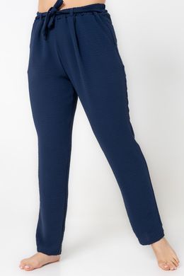 43 Літні штани султанки темно синього кольору XL
