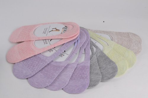 Жіночі Бавовняні Шкарпетки-Сліди (YA005/1) | 12 пар