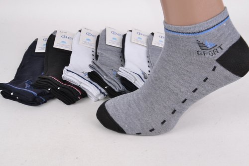 Чоловічі шкарпетки занижені "Sport" Бавовна (FE1203-2) | 12 пар