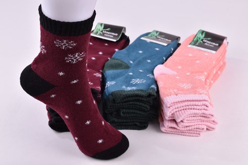 Шкарпетки жіночі махрові БАМБУК (Арт. OAM229) | 12 пар