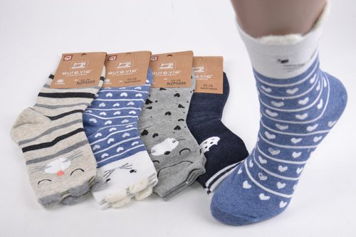 Жіночі шкарпетки з малюнком "Cotton" (Арт. NZP5008) | 30 пар