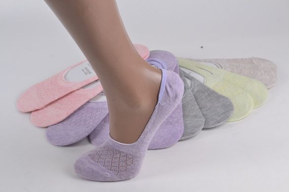 Жіночі Бавовняні Шкарпетки-Сліди (YA005/1) | 12 пар
