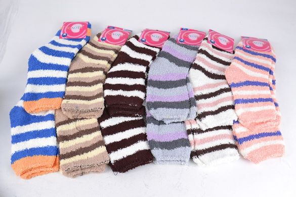 Шкарпетки жіночі "МАХРА" в смужку нар.36-42 (С457) | 12 пар