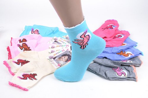 Шкарпетки дитячі на дівчинку "ХЛОПОК" (Арт. C257/L) | 12 пар