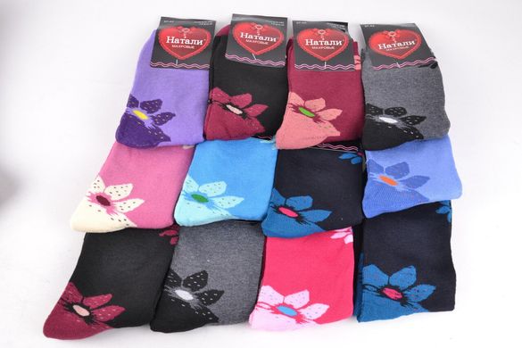 Шкарпетки жіночі махрові (TKB825) | 12 пар