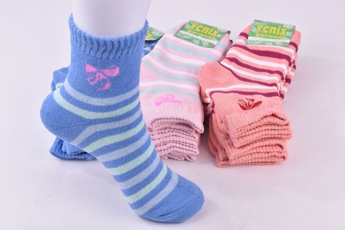 Шкарпетки підліткові на дівчинку "Житомир" Махра бавовна (Арт. OAM419) | 12 пар