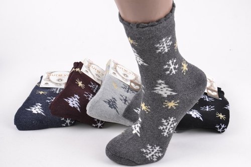 Жіночі шкарпетки з малюнком МАХРА Cotton (Арт. NV1167/35-38) | 5 пар