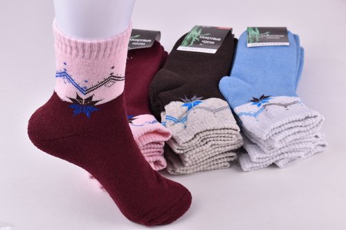 Шкарпетки жіночі махрові БАМБУК (Арт. OAM413) | 12 пар