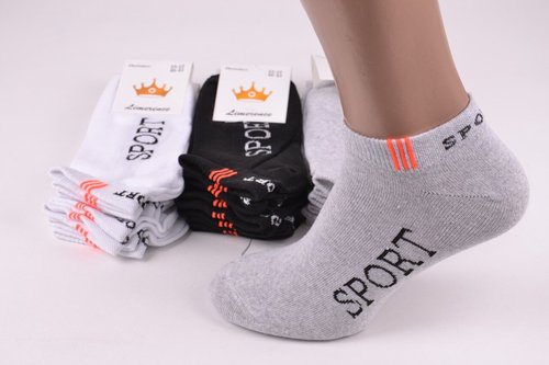 Чоловічі шкарпетки "SPORT" COTTON (Арт. AK860/40-43) | 12 пар