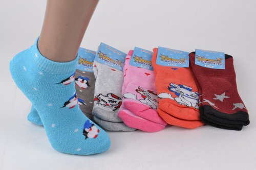 Детские Махровые носки "Житомир" (OAM010/14-16) | 12 пар
