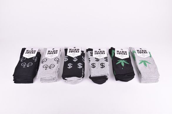 Шкарпетки чоловічі з малюнком ХЛОПОК (Арт. ME3011) | 12 пар