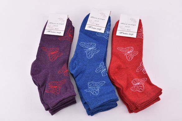 Шкарпетки жіночі з малюнком "Житомир" бавовна (Арт. OAM377) | 12 пар