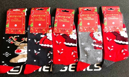 Шкарпетки чоловічі Merry Christmas "AURA" Cotton (Арт. SF380/39-42) | 5 пар