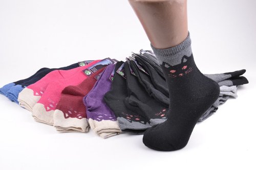 Жіночі шкарпетки "Наталі" МАХРА Бавовна (Арт. TKJ905-1) | 12 пар