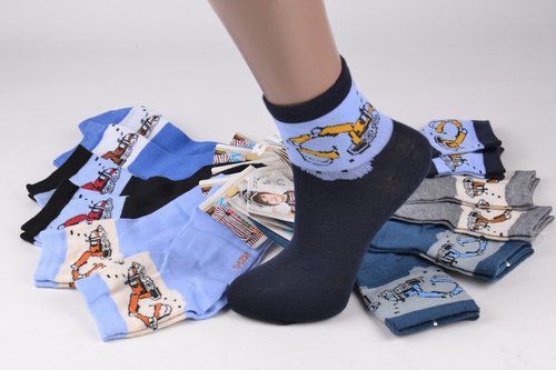 Дитячі Бавовняні шкарпетки на хлопчика (TKC171/M) | 12 пар