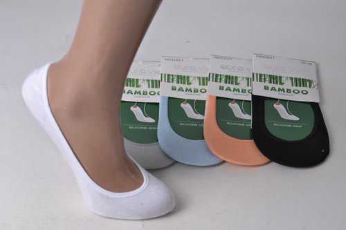 Жіночі Шкарпетки-Сліди "Bamboo" (Арт. NDD621/38-41) | 5 пар
