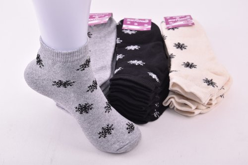 Шкарпетки жіночі занижені "Житомир" бавовна МАХРА (Арт. OK056/4) | 12 пар