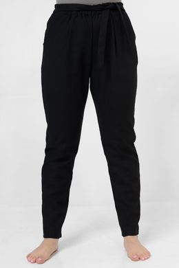 20 Чёрные льняные брюки для женщин L