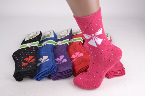 Шкарпетки жіночі махрові BAMBOO FIBER (YDJ29) | 12 пар