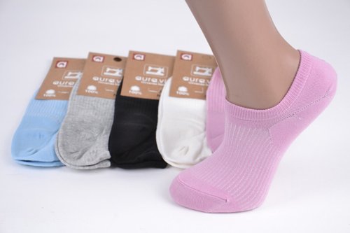 Женские носки заниженные "AURA" Cotton (Арт. ND6059) | 30 пар