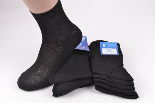 Чоловічі шкарпетки з сіткою Х/Б "Житомир" (Арт. SL65/25) | 10 пар
