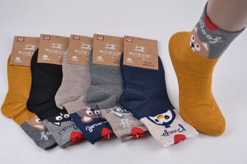 Жіночі шкарпетки з малюнком "Cotton" (Арт. NZP5010) | 30 пар