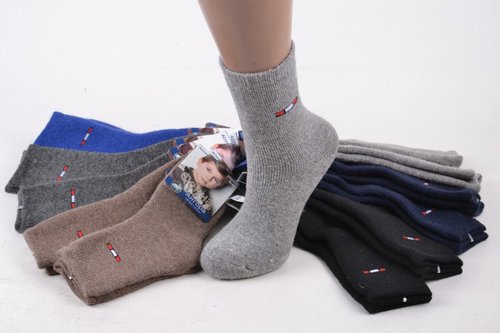 Дитячі шкарпетки на хлопчика Вовна АНГОРА (FE5031/25-30) | 12 пар