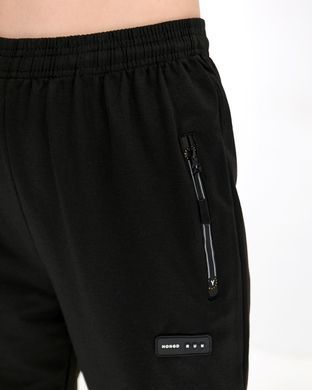 AL 610 Черные мужские спортивные штаны прямого кроя 3XL=50р  2000115567793 производитель одежды Опт круг