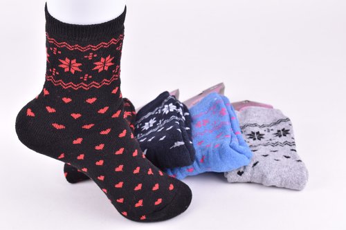 Шкарпетки жіночі з малюнком МАХРА COTTON (Арт. ME32710) | 12 пар