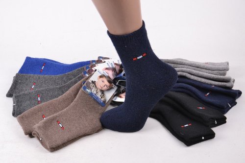 Дитячі шкарпетки на хлопчика Вовна АНГОРА (FE5031/20-25) | 12 пар