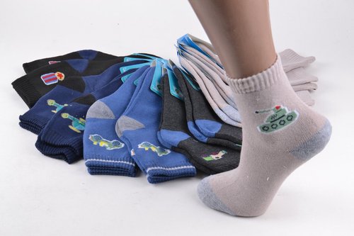 Дитячі шкарпетки хлопчика МАХРА Бамбук (D320/16-21) | 12 пар