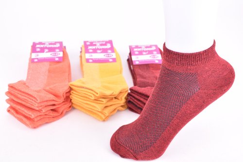 Шкарпетки жіночі "Житомир" ХЛОПОК Сітка (Арт. OK096) | 12 пар