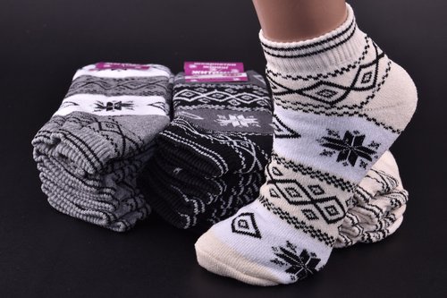 Шкарпетки жіночі занижені "Житомир" МАХРА (Арт. OK056/3) | 12 пар