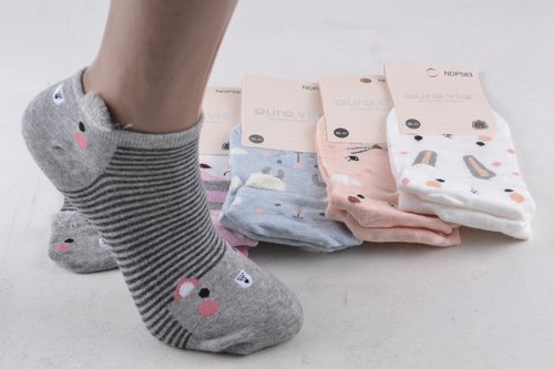 Жіночі шкарпетки занижені "Cotton" (Арт. NDP583) | 30 пар